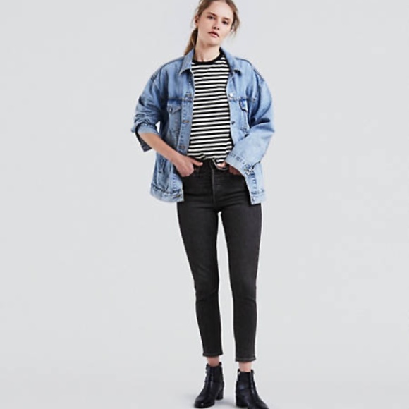 Levi's Denim - Levi's Black Wedgie High Rise Skinny Jeans Women's Size 30